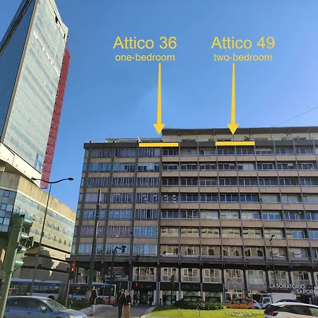 Attico 36 E 49 Con Terrazza Vista Mare E Parcheggio Grande