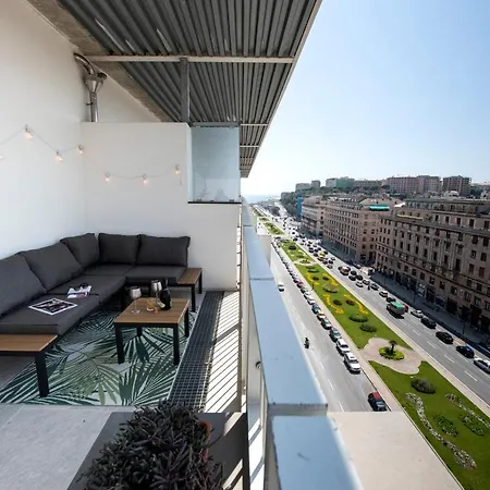 Attico Luxury Con Parcheggio E Terrazza Vista Mozzafiato Genoa