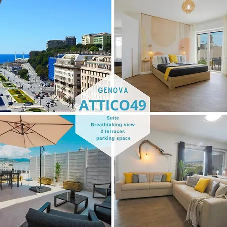 Attico 36 E 49 Con Terrazza Vista Mare E Parcheggio Grande