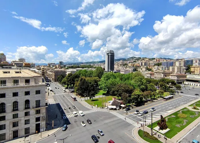 Attico 36 E 49 Con Terrazza Vista Mare E Parcheggio Grande جنوة