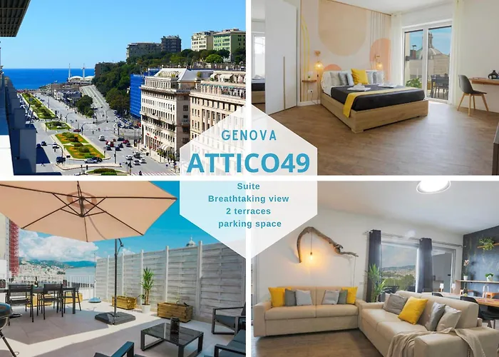 Attico 36 E 49 Con Terrazza Vista Mare E Parcheggio Grande